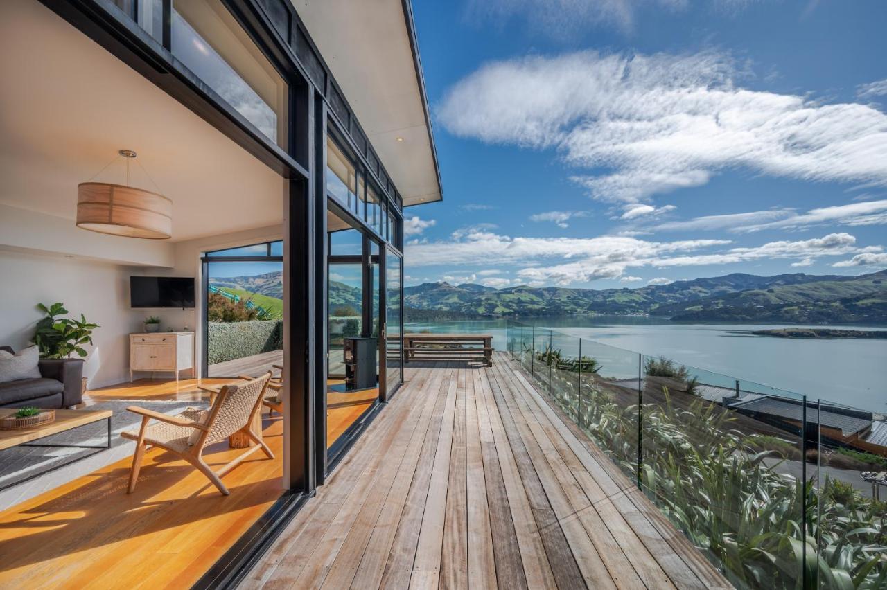 Million Dollar View - Takamatua Holiday Home Akaroa Eksteriør billede